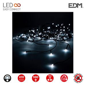 LED Светлинна Завеса EDM Easy-Connect Бял 1,8 W (2 x 1 m)