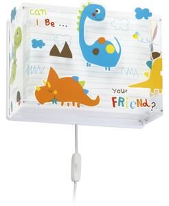 Dalber D-73458 - Детски аплик DINOS 1xE27/60W/230V