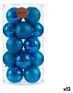 Christmas Balls Set Син PVC (12 броя)