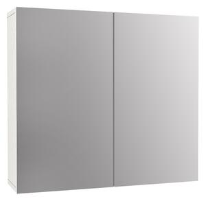 Огледало за баня от меламин Binary TopMebel цвят бял 75x17.2x65cm
