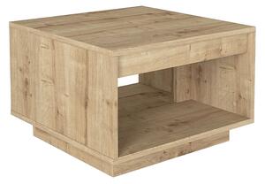 Масичка за кафе от меламин Onda в цвят сапфирен дъб 60x60x40см