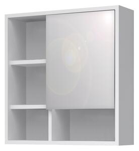Demo TopMebel меламиново огледало за баня в бял цвят 60x17.5x60cm