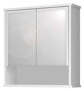Delo TopMebel огледало за баня от меламин в бял цвят 62x17.5x60cm