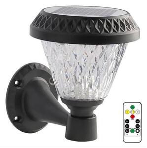 LED Димируем соларен аплик LED/0,8W/5,5V IP44 + дистанционно