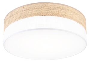 LED таванно осветително тяло SIRJA BOHO LED/36W/230V, диаметър 45 см, бежова/бяла