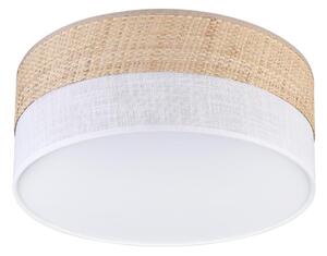 LED таванен плафон SIRJA BOHO LED/20W/230V диам. 35 см бежово/бяло