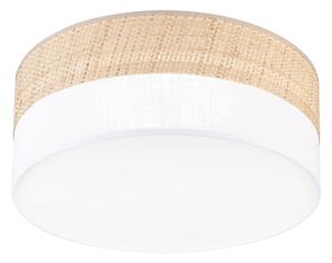 LED таванен плафон SIRJA BOHO LED/20W/230V диам. 35 см бежово/бяло
