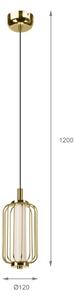 LED полилей на кабел BONNIE LED/10W/230V 3000K златист