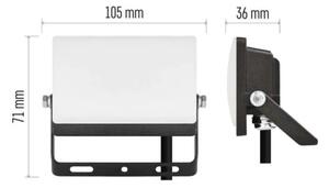 LED прожектор TAMBO EVO LED/10W/230V 4000K IP65 черен