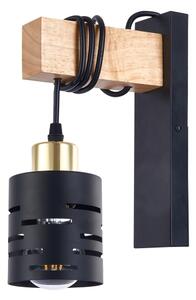 Аплик ELEN 1xE27/35W/230V черен/златист/кафяв