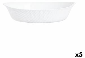 Поднос за сервиране Luminarc Smart Cuisine 32 x 20 cm Бял Cтъкло (6 броя)