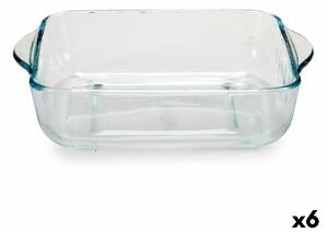 Тава за Фурна Borcam С дръжки 1,9 L 22 x 6 x 25,5 cm (6 броя)