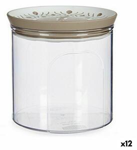 Лодка Stefanplast Tosca Херметически Бежов Пластмаса 700 ml 11,7 x 11 x 11,7 cm (12 броя)