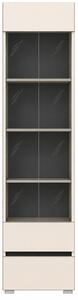 Витрина London REG1W1S - 50 x 37.5 x 200 cm, кашмир / антрацит