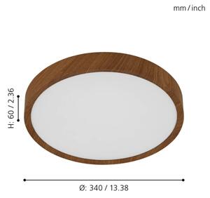 Eglo 98601 - LED Плафониера MUSURITA LED/14,6W/230V