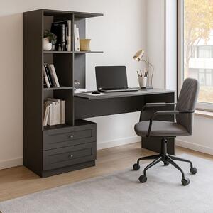 Меламиново офис бюро Mantra в антрацит 150x60x152см