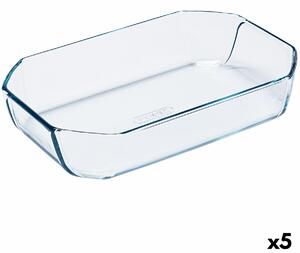 Ястие за печене Pyrex Inspiration Квадратен 30 x 20 x 6,45 cm Прозрачен Cтъкло (5 броя)