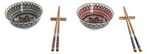 Комплект Суши DKD Home Decor 30 x 21 x 7 cm Многоцветен Mandala Каменинов Ориенталски (6 Части)