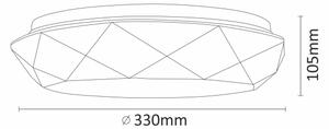 LED За баня Лампа за таван GALAXY LED/17W/230V IP44