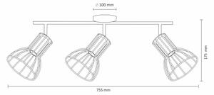 Точково осветително тяло SOFIA 3xE14/8W/230V