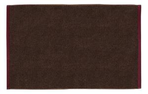 Кафяв килим за баня от органичен памук 50x80 cm Soft – Mette Ditmer Denmark
