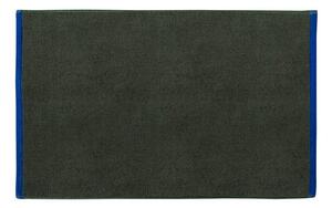 Тъмнозелен/син килим за баня от органичен памук 50x80 cm Soft – Mette Ditmer Denmark
