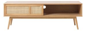 Маса за телевизор от декор от дъб в естествен цвят 150x50 cm Barrali – Unique Furniture