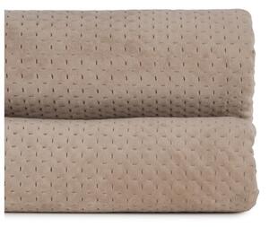 Бежово капитонирано покривало за легло 240x260 cm – Ixia