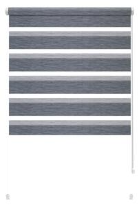 Антрацитна ролетна щора ден и нощ 42,5x150 cm Zebra Silvalin – Gardinia