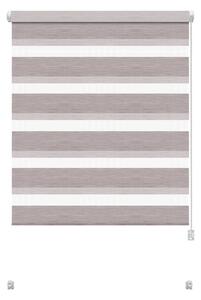 Кафяво-сива ролетна щора ден и нощ 42,5x150 cm Zebra Silvalin – Gardinia