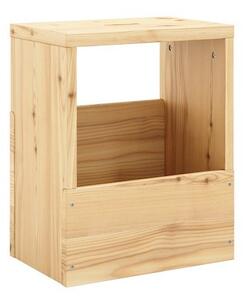 Нощно шкафче от масивен бор в естествен цвят Grab It – Karup Design