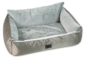 Легло за домашни любимци в сребрист цвят 58x46 cm Dog Fantasy Lux Platinum – Plaček Pet Products