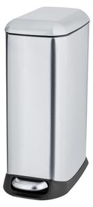 Кошче за боклук с педал от неръждаема стомана в сребрист цвят 12 l Design – Wenko