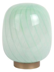 Светлозелена настолна лампа със стъклен абажур (височина 20 cm) Summer Globe – Leitmotiv