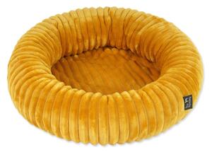 Легло за домашни любимци в цвят горчица ø 40 cm Dog Fantasy Stripe – Plaček Pet Products