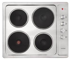 Klarstein Appetito 4, електрически котлон, 5500 W, 4 плочи, 6 нива на мощност, неръждаема стомана