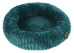 Тъмнозелено легло за домашни любимци ø 40 cm Dog Fantasy Stripe – Plaček Pet Products