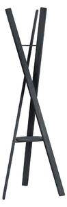 Черна стойка за връхни дрехи от масивен дъб 62x176 cm Rakku – Blomus
