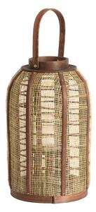 Дървен/текстилен фенер (височина 34,5 cm) Serein – Light & Living