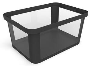 Черен пластмасов капак за кутия за съхранение 57x39x3 cm Albris – Rotho
