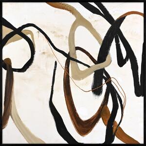 Ръчно рисувана картина 100x100 cm Once Again – Malerifabrikken