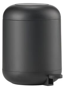 Черно пластмасово кошче за боклук с педал 4 l Sensu – Zone