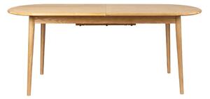 Сгъваема трапезна маса с допълнителна плоча с дъбов плот 90x180 cm Twist – Zuiver