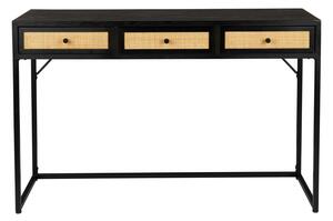 Черна конзолна маса 40x120 cm Guuji – White Label