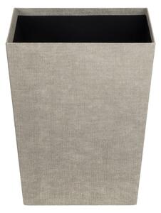 Бежово офис кошче за боклук Sofia Canvas Paper Laminate – Bigso