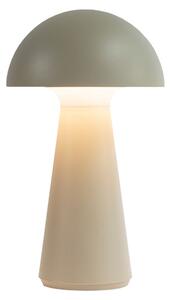 Сива LED настолна лампа с дистанционно управление (височина 28 cm) Sam – Sirius