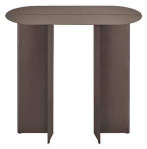 Кафява стоманена конзолна маса 35x80 cm Oru – Blomus