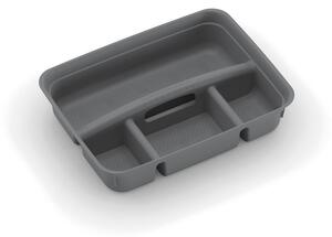 Сив пластмасов разделител за кутия за съхранение 35,5x26,5x8,5 cm K Latch Box – KIS