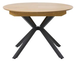Кръгла сгъваема трапезна маса с допълнителна плоча ø 120 cm Cesura – Unique Furniture