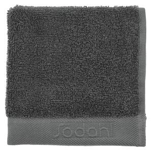 Тъмносива памучна кърпа от тери 30x30 cm Comfort – Södahl
